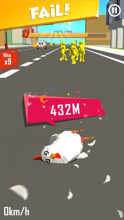 Flying Chicken - Crazy Rush screenshot-4