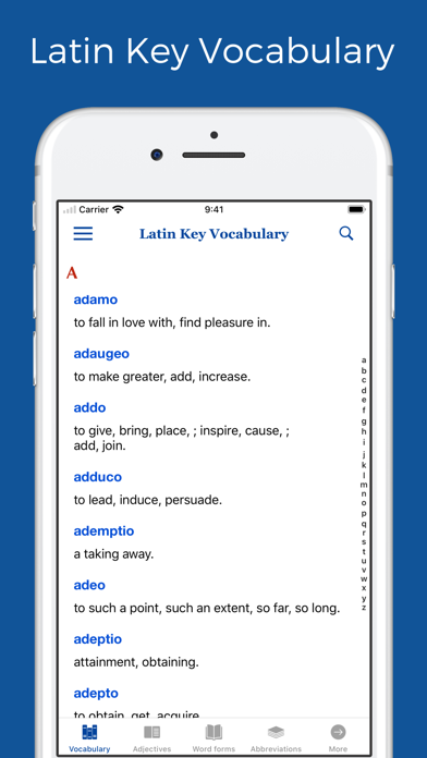 How to cancel & delete Latin Word List Collection from iphone & ipad 1