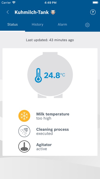 Deepfield Milk Monitoring