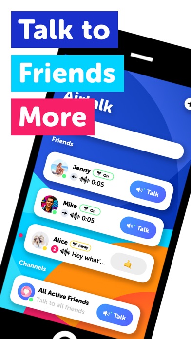 Airtalk - Voice Walkie Talkie screenshot 1