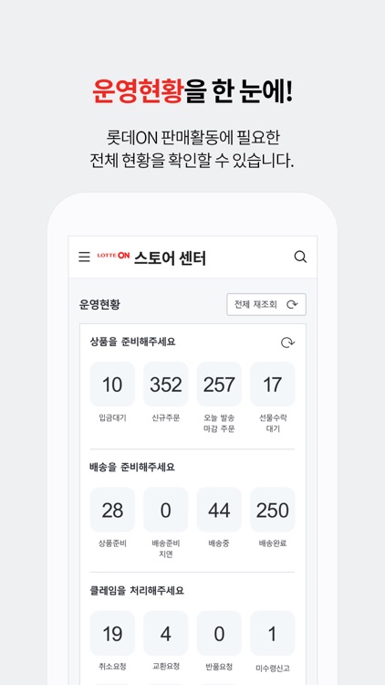 롯데ON 스토어센터