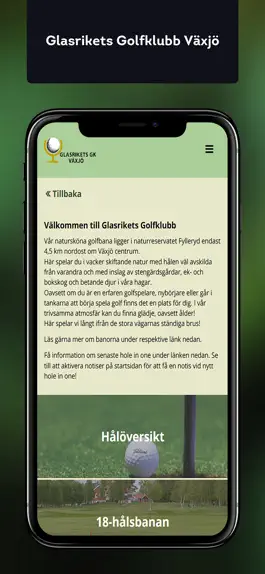 Game screenshot Glasrikets Golfklubb Växjö hack