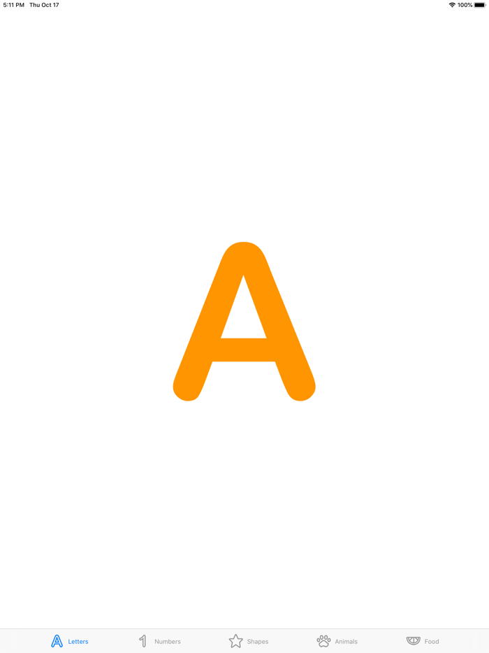 First Words Flashcards App