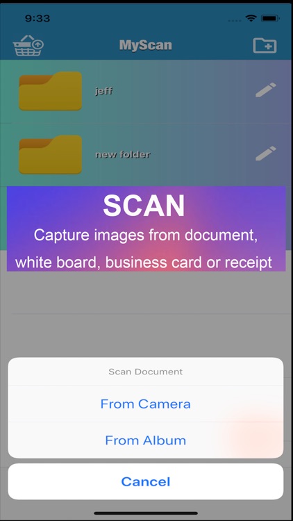 MyScan: capture and share PDF screenshot-0