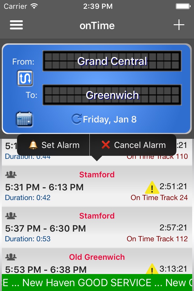 onTime : MNR - MetroNorth Rail screenshot 3