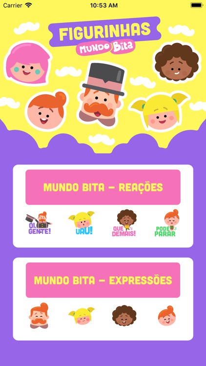 Figurinhas Mundo Bita