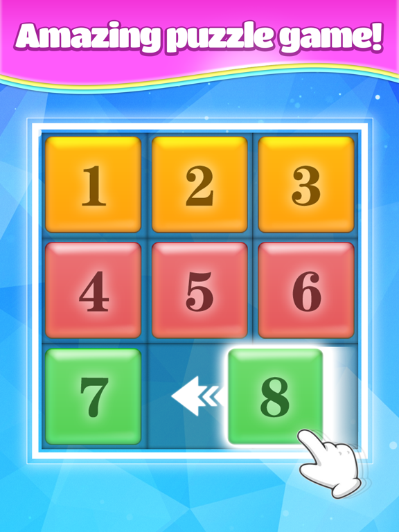 iPad Image of Number Block Puzzle.