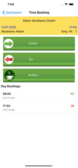 Krutec Zeiterfassung V6 Im App Store