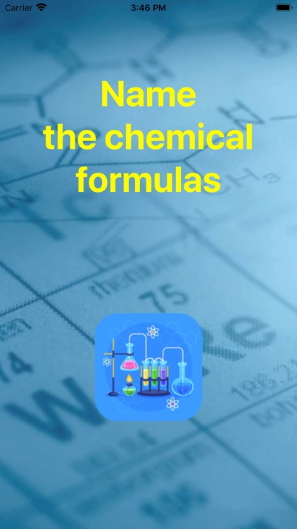 Name the chemical formulas