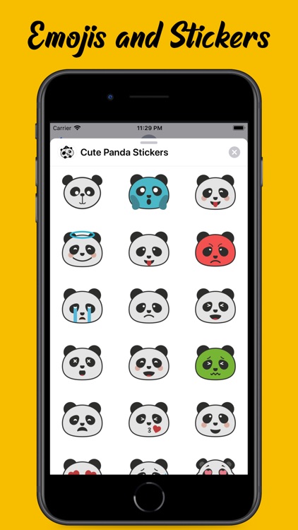 Panda Emojis and Stickers