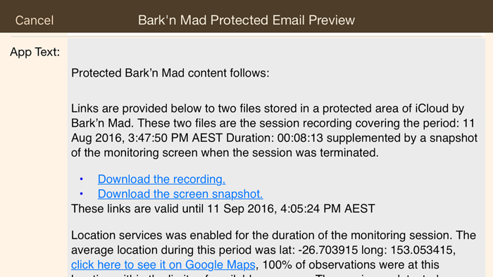 Barking Dog Monitor  Control