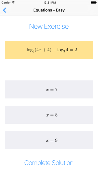 How to cancel & delete Logarithms from iphone & ipad 3