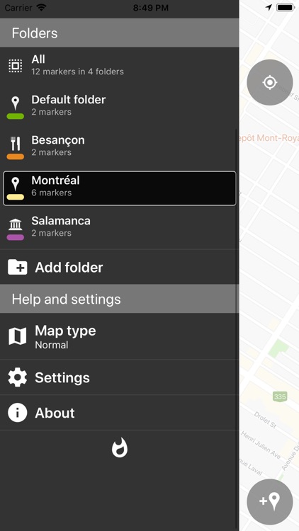 Map Marker: places organizer screenshot-4