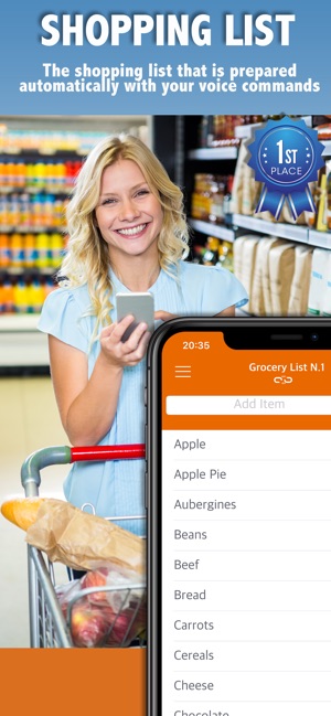 Grocery List by Voice