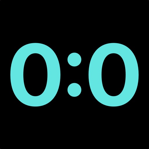 Bed Time | Large Clock iOS App