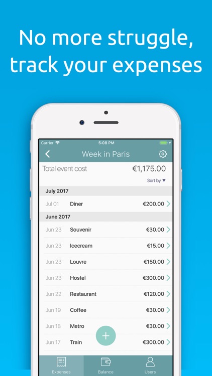 Split expenses, cost-splitting screenshot-0
