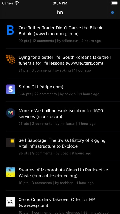hn - Hacker News Client