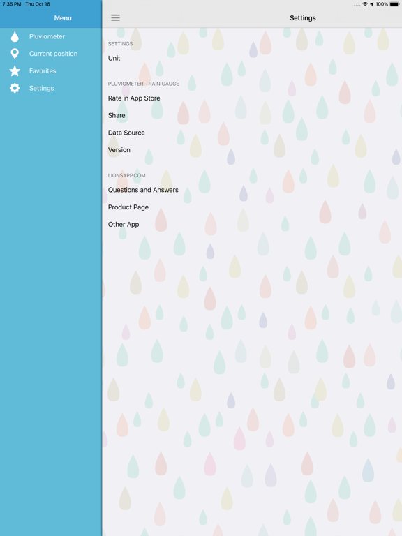 Pluviometer - Rain gauge Screenshots