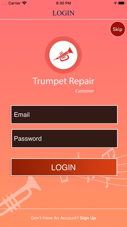 Trumpet Repair Customer