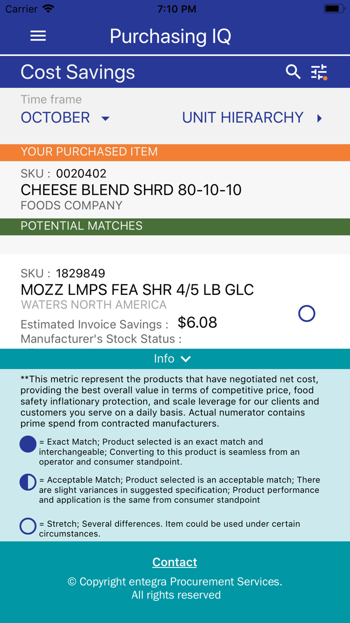 Entegra Purchasing IQ