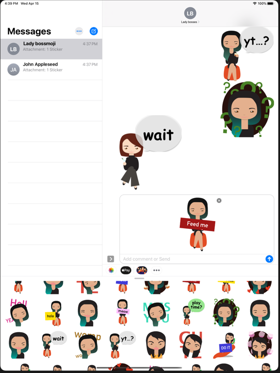 Screenshot #5 pour Lady bossmoji