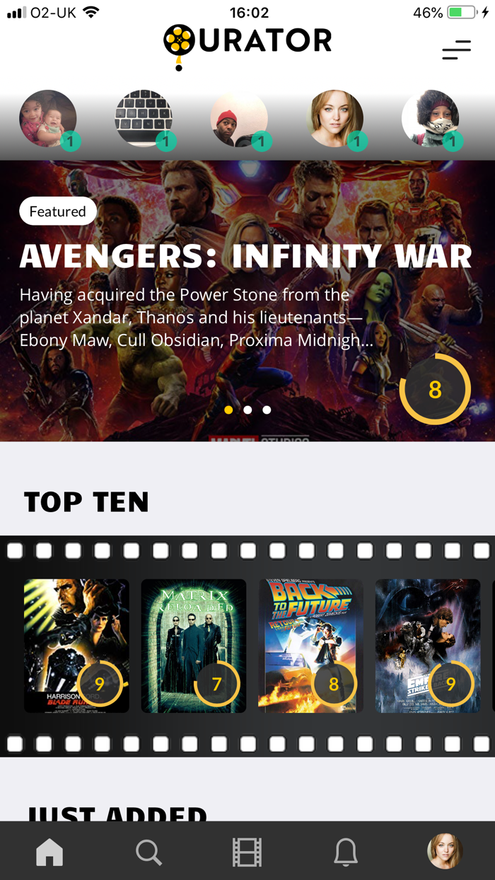Qurator Movie Review App