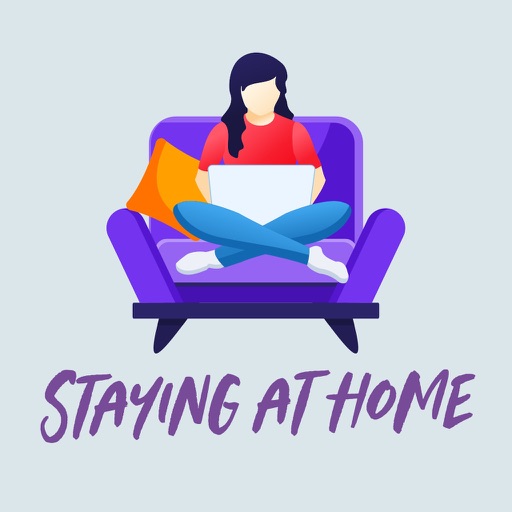 Staying At Home Stickers icon