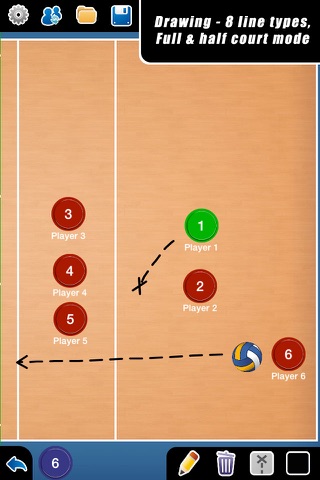 Coach Tactic Board: Volley++ - náhled