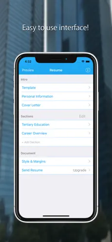 Imágen 3 Currículum Aplicación PDF iphone
