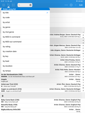 SongBook + - náhled