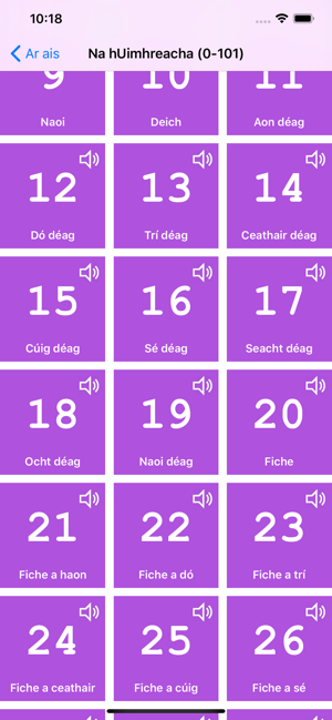 Uimhreacha: Numbers in Irish(圖2)-速報App