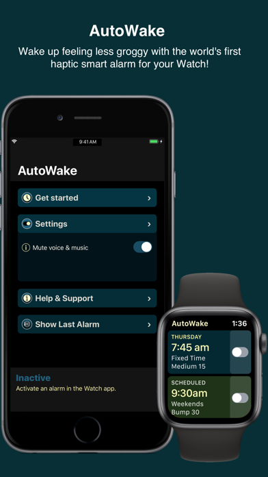 Скриншот №1 к AutoWake. Smart Sleep Alarm