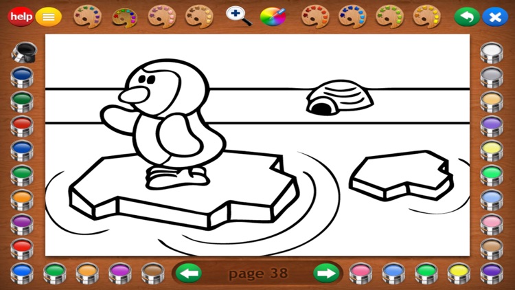 Coloring Book Baby Animals screenshot-3