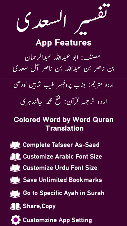 Tafseer As-Saadi - Quran- URDU