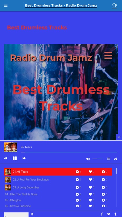 Best Drumless Tracks