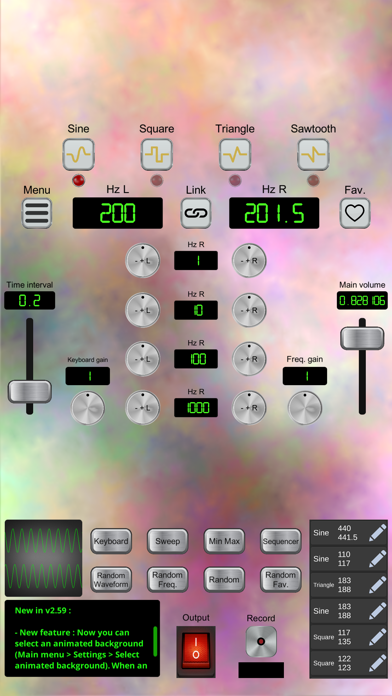 AudioFrequencySignalGenerator screenshot 2