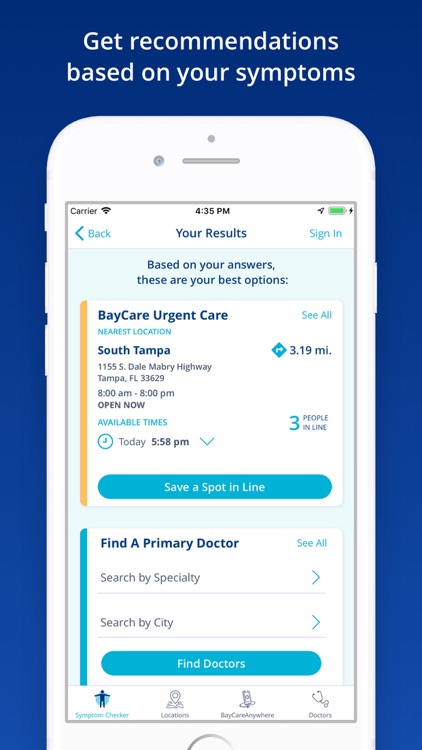 HealthNav: find the right care