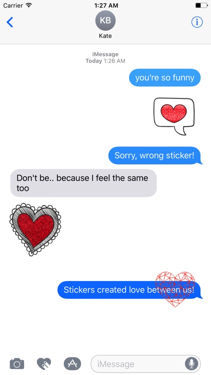 SPARKLe LOVe HEARt Stickers