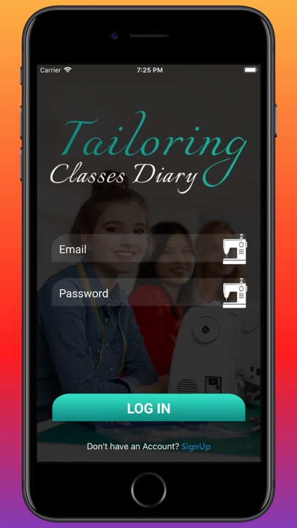 Tailoring Classes Diary