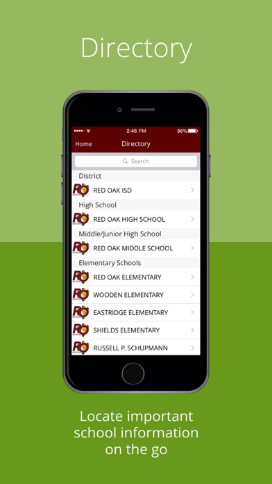 Red Oak ISD screenshot 2