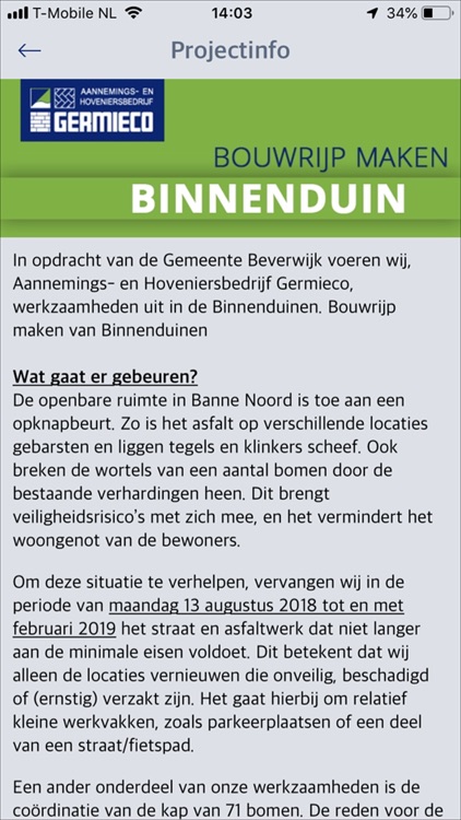 Bouwrijp maken Binnenduin