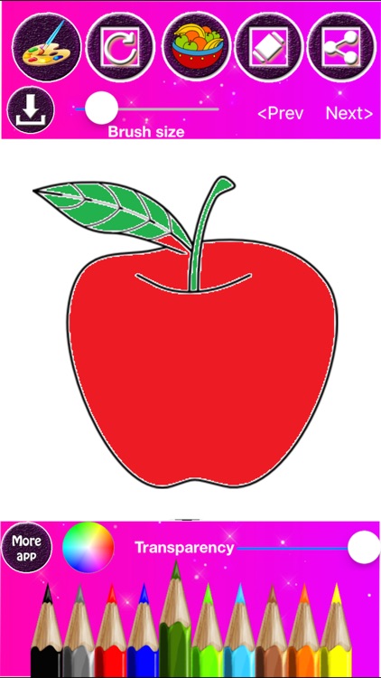 Fruit & Vegetables Coloring screenshot-4