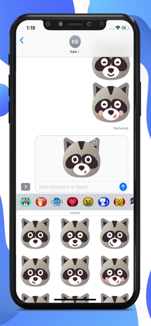 Raccoon Cartoon Stickers(圖3)-速報App