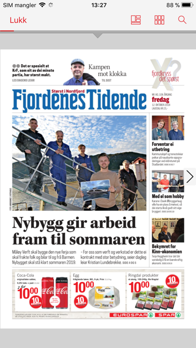 Fjordenes Tidende eAvis screenshot 2