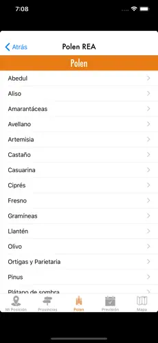 Captura 2 Polen REA iphone