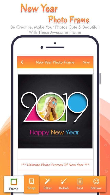 Happy New Year - Photo Frame screenshot-3