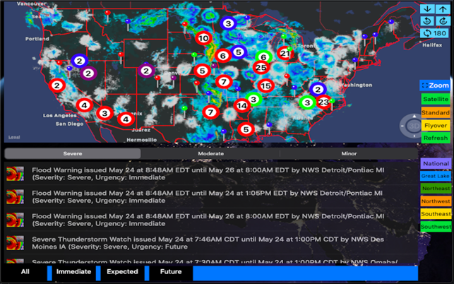 Instant NOAA Alerts 3D Elite(圖1)-速報App