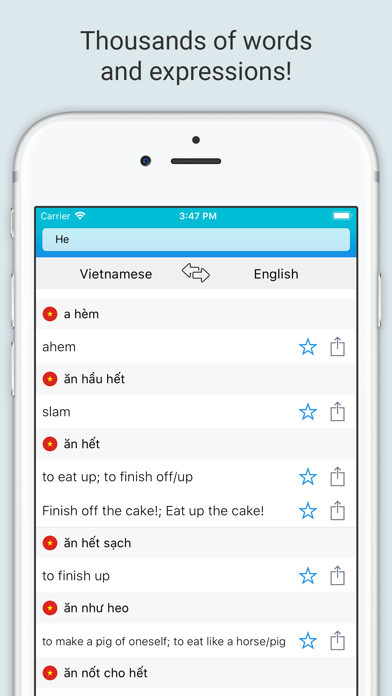 How to cancel & delete English Vietnam Dictionary + from iphone & ipad 2