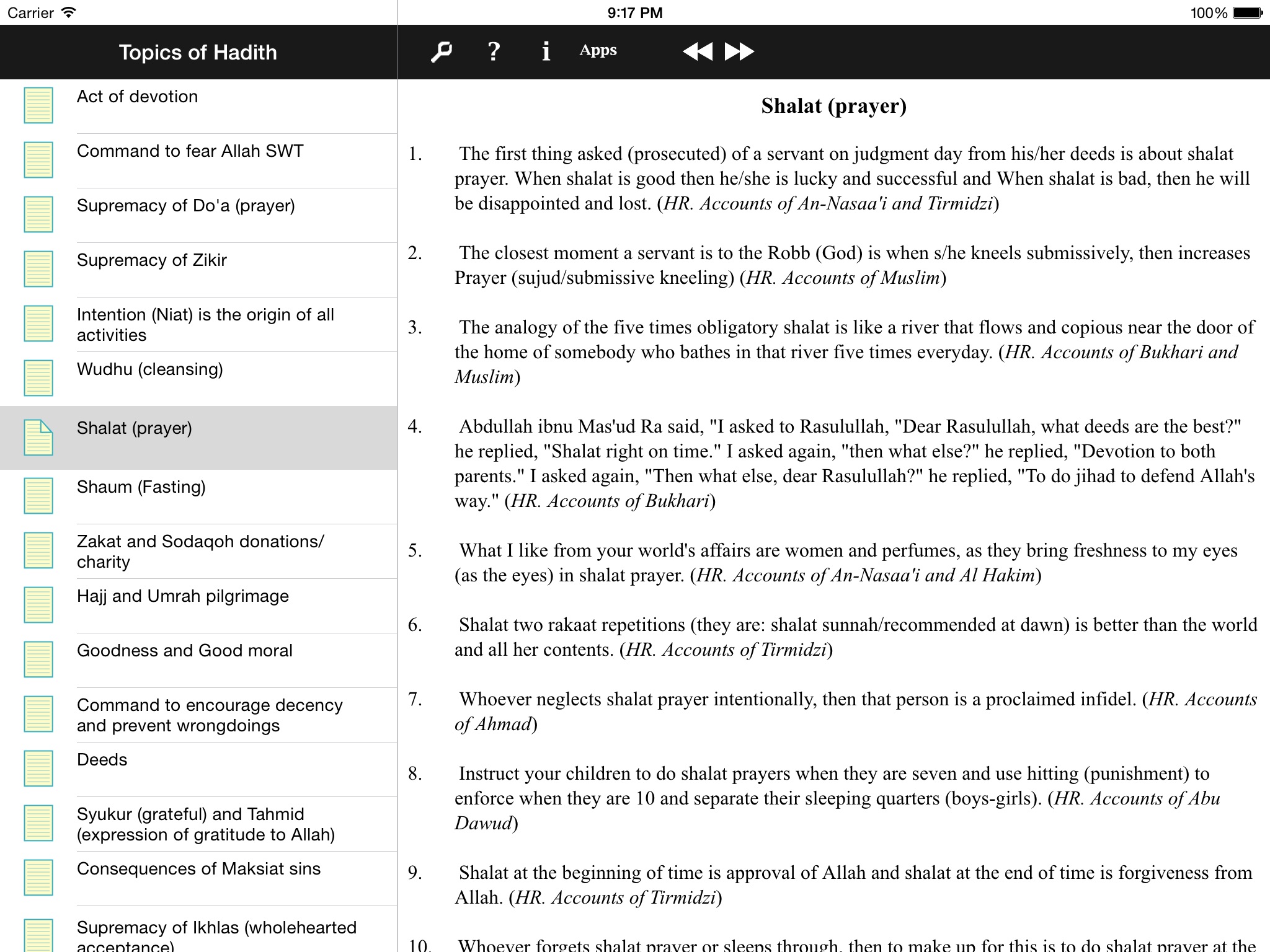 Hadith Pack HD screenshot 4