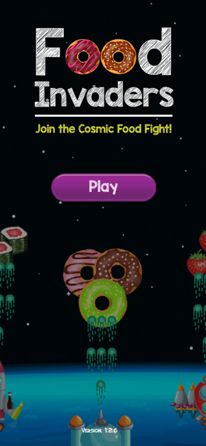 Food Invaders: Space Shooter